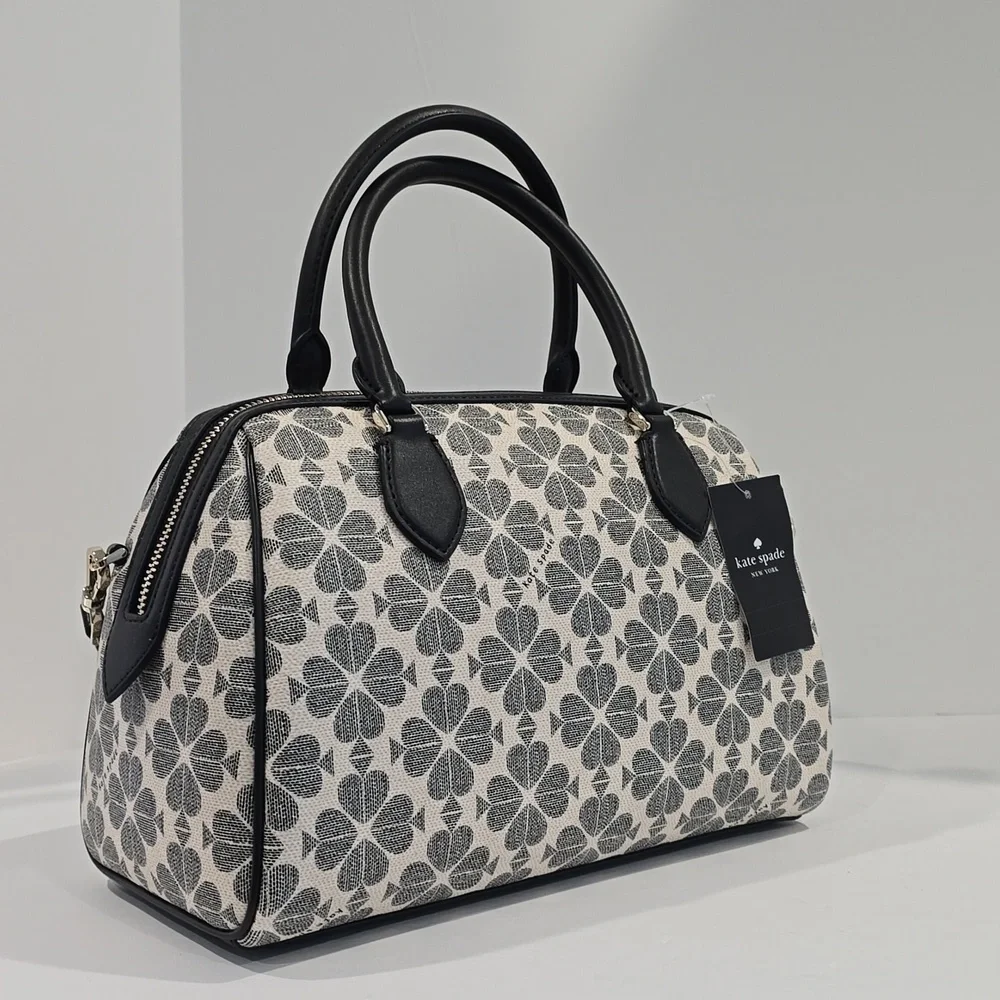 NWT ⭐ KATE SPADE #1831 Signature Spade Flower Large Dolly Duffle Crossbody ✨ NWT